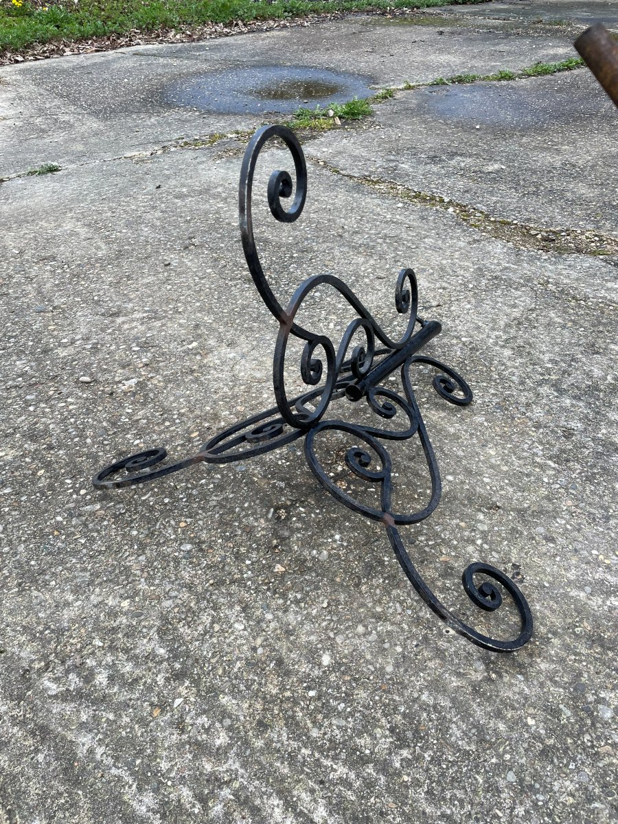 Lutrin ou chevalet en fer forgé -photo-2