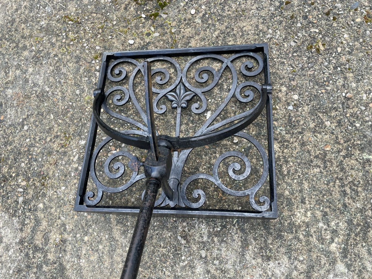 Lutrin ou chevalet en fer forgé -photo-2
