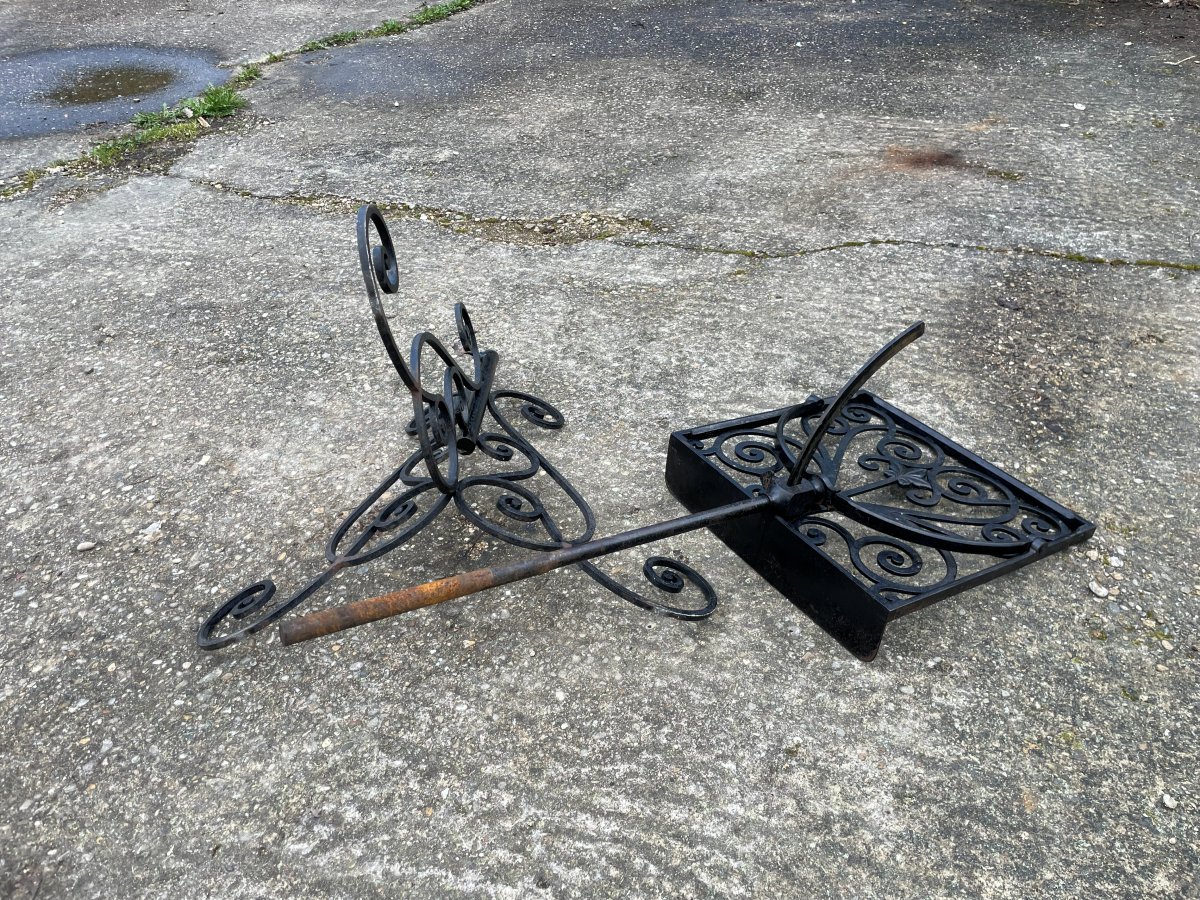 Lutrin ou chevalet en fer forgé -photo-3
