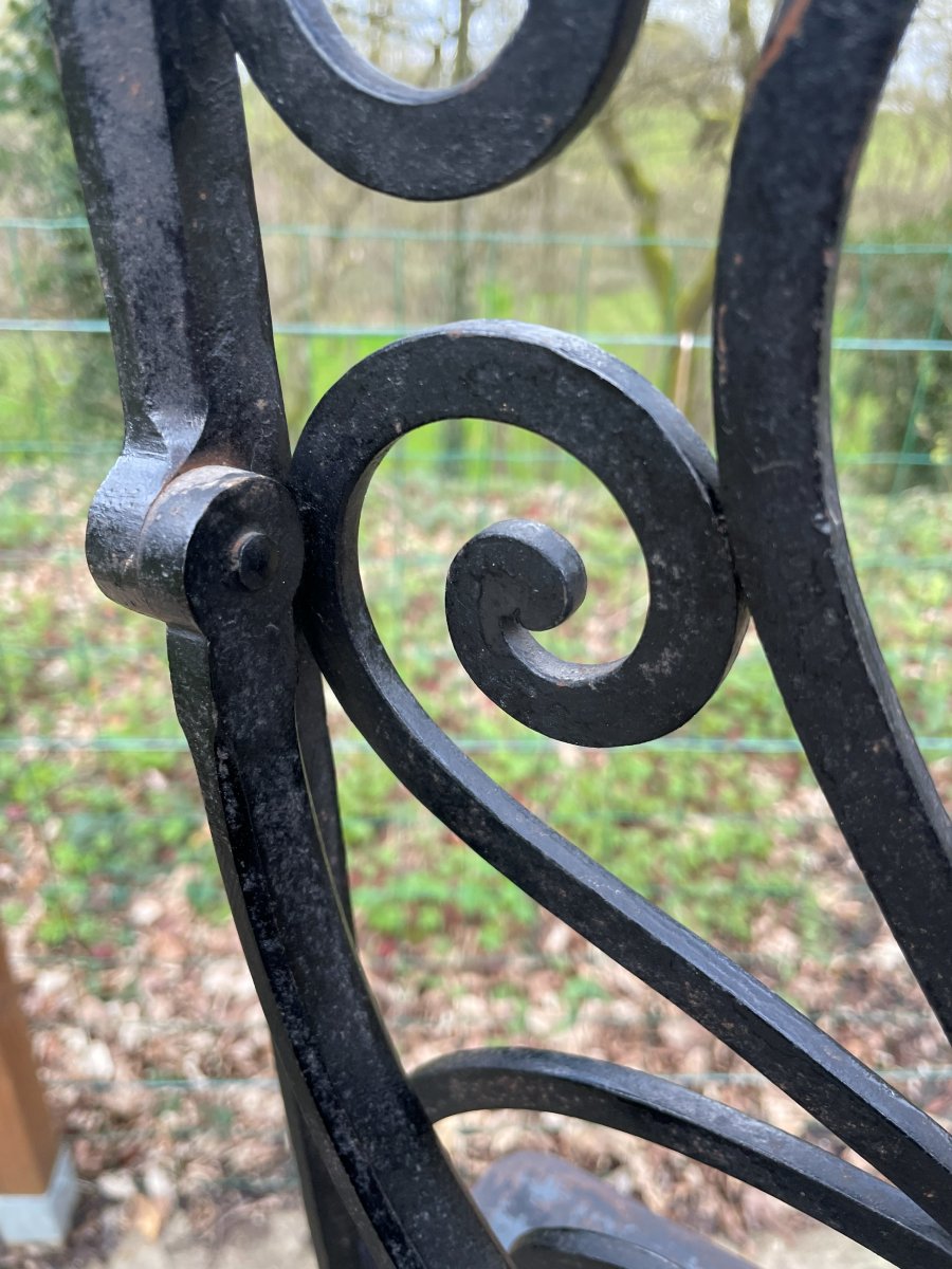 Lutrin ou chevalet en fer forgé -photo-8