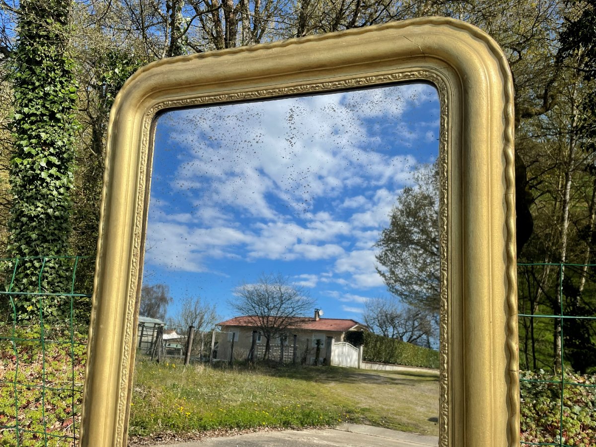 Louis Philippe Gilt Mirror, 115cm-photo-4