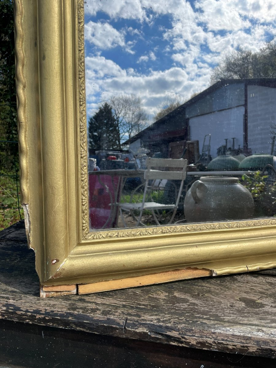 Louis Philippe Gilt Mirror, 115cm-photo-1