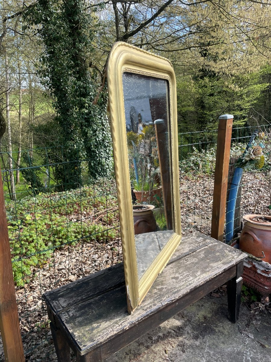 Louis Philippe Gilt Mirror, 115cm-photo-2