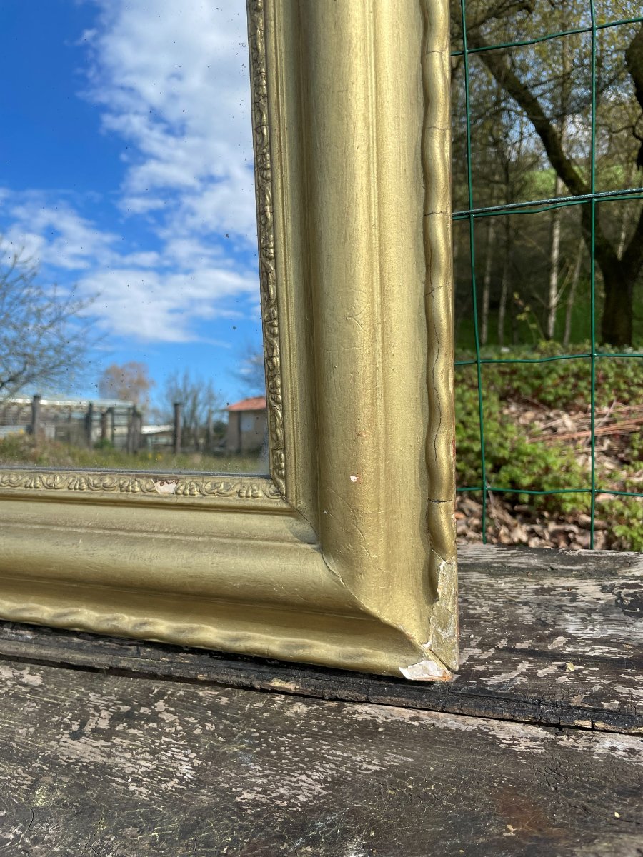 Louis Philippe Gilt Mirror, 115cm-photo-3