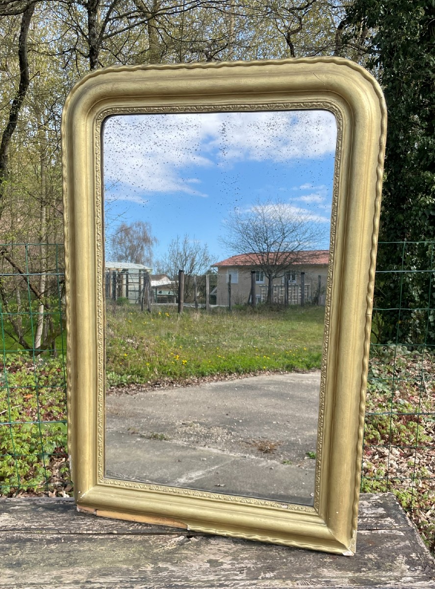 Louis Philippe Gilt Mirror, 115cm