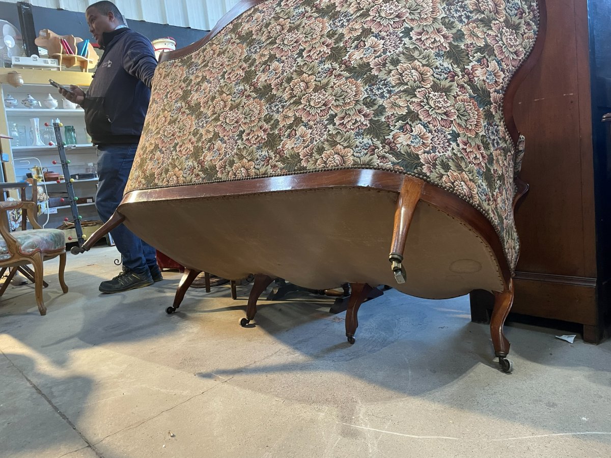 Banquette canapé 1830-50 -photo-4