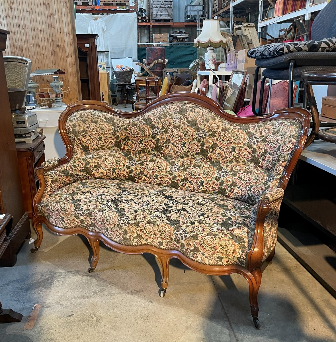 Banquette canapé 1830-50 