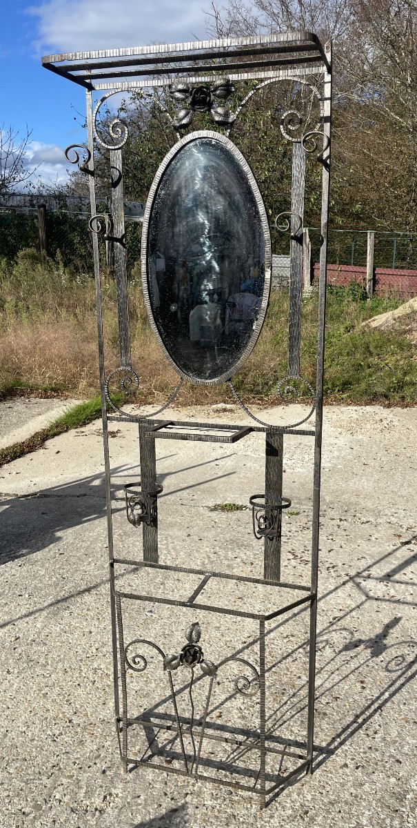 Art Décoratif Wrought Iron Coat Hook