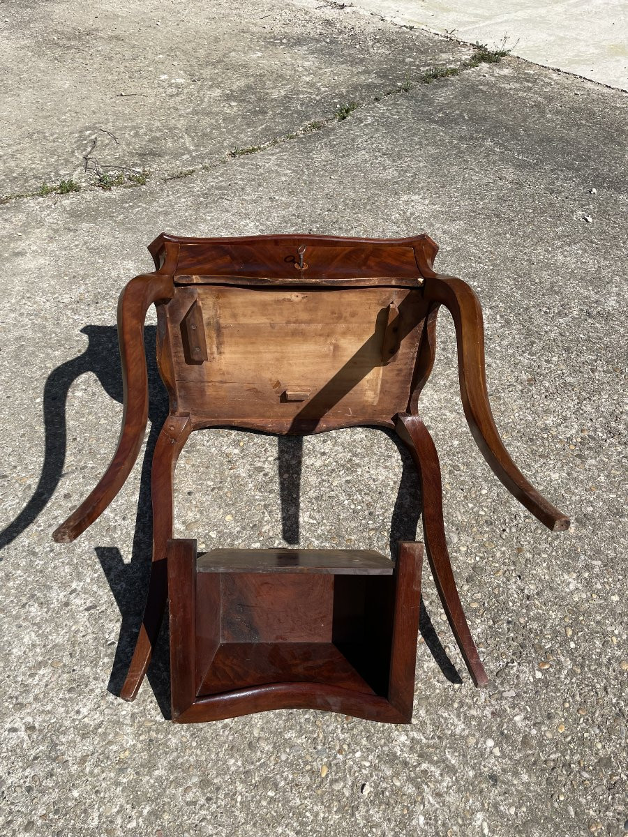 Table travailleuse Style Louis XV du 19ème siècle-photo-4