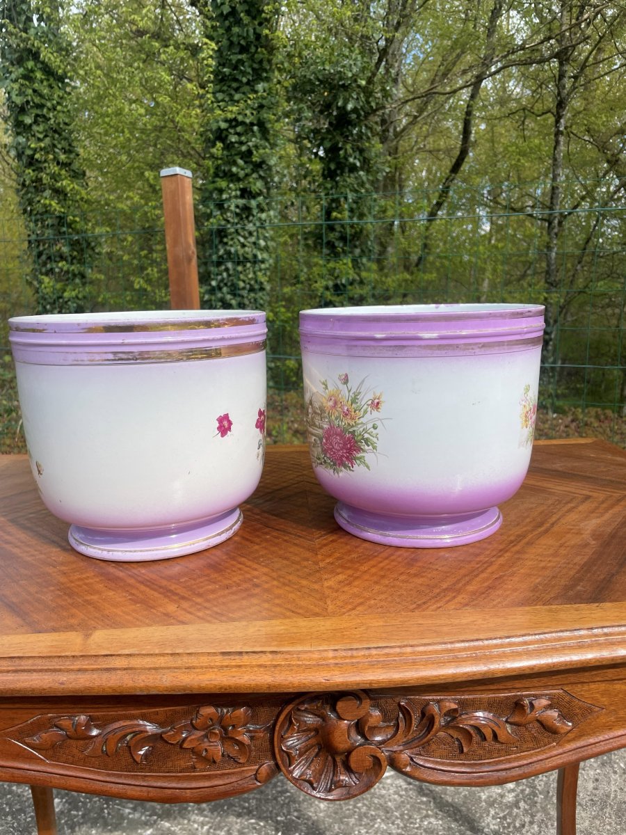 2 Porcelain Pot Covers-photo-2