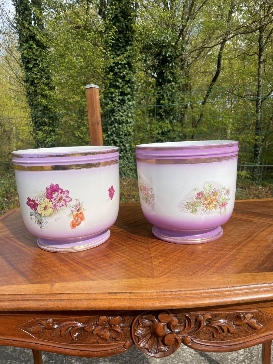 2 Porcelain Pot Covers-photo-3