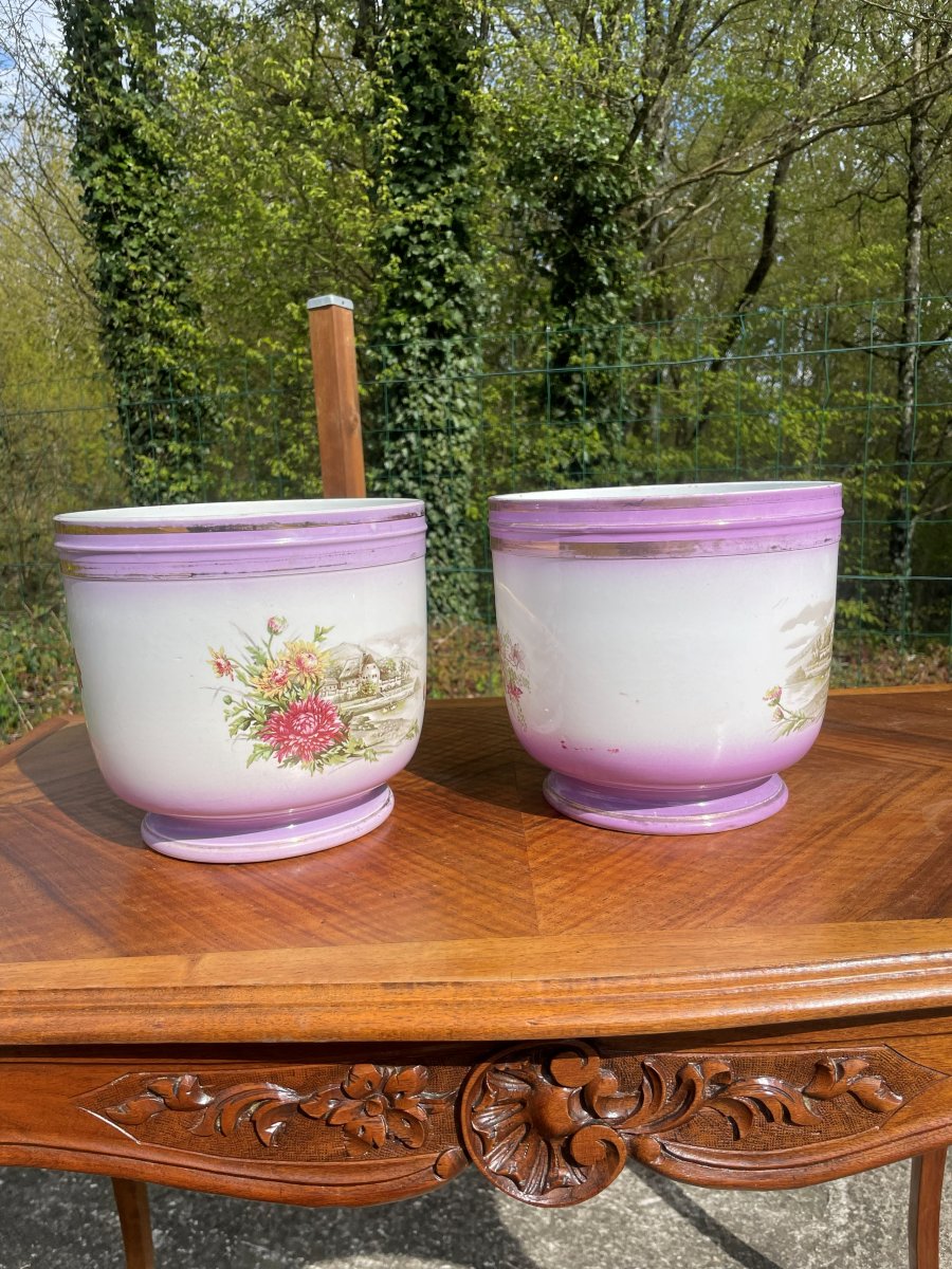 2 Porcelain Pot Covers-photo-4