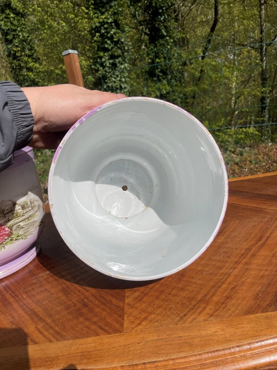 2 Porcelain Pot Covers-photo-3