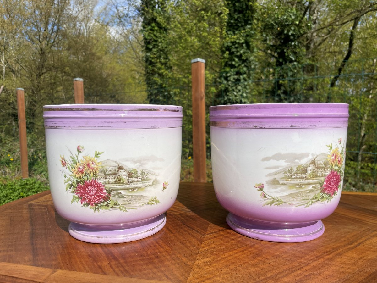 2 Porcelain Pot Covers-photo-8