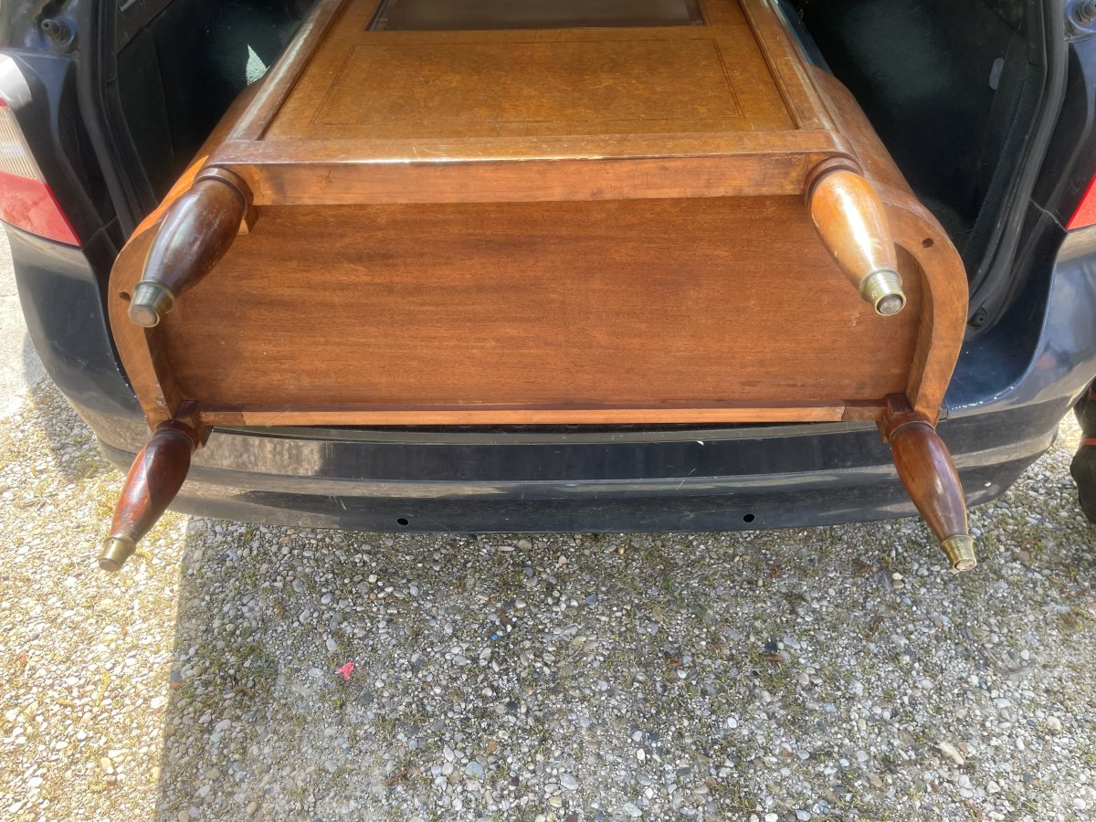 Art Deco Display Cabinet With Breche Marble-photo-1