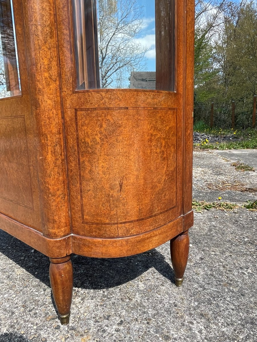 Art Deco Display Cabinet With Breche Marble-photo-5