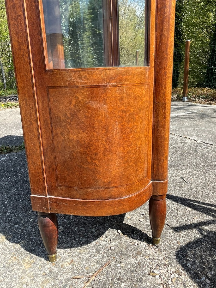 Art Deco Display Cabinet With Breche Marble-photo-8