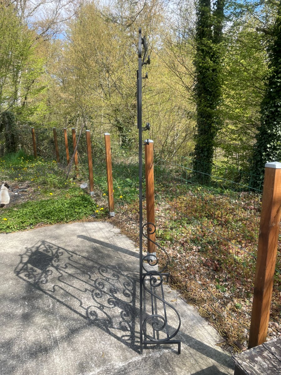 Wrought-iron Coat Hook Or Entrance Door-photo-8