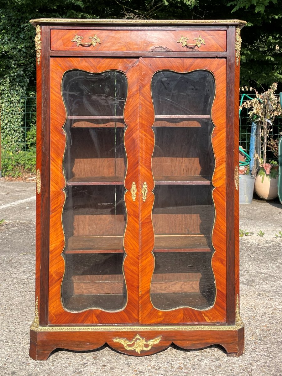 Small Napoleon III Display Case-photo-4
