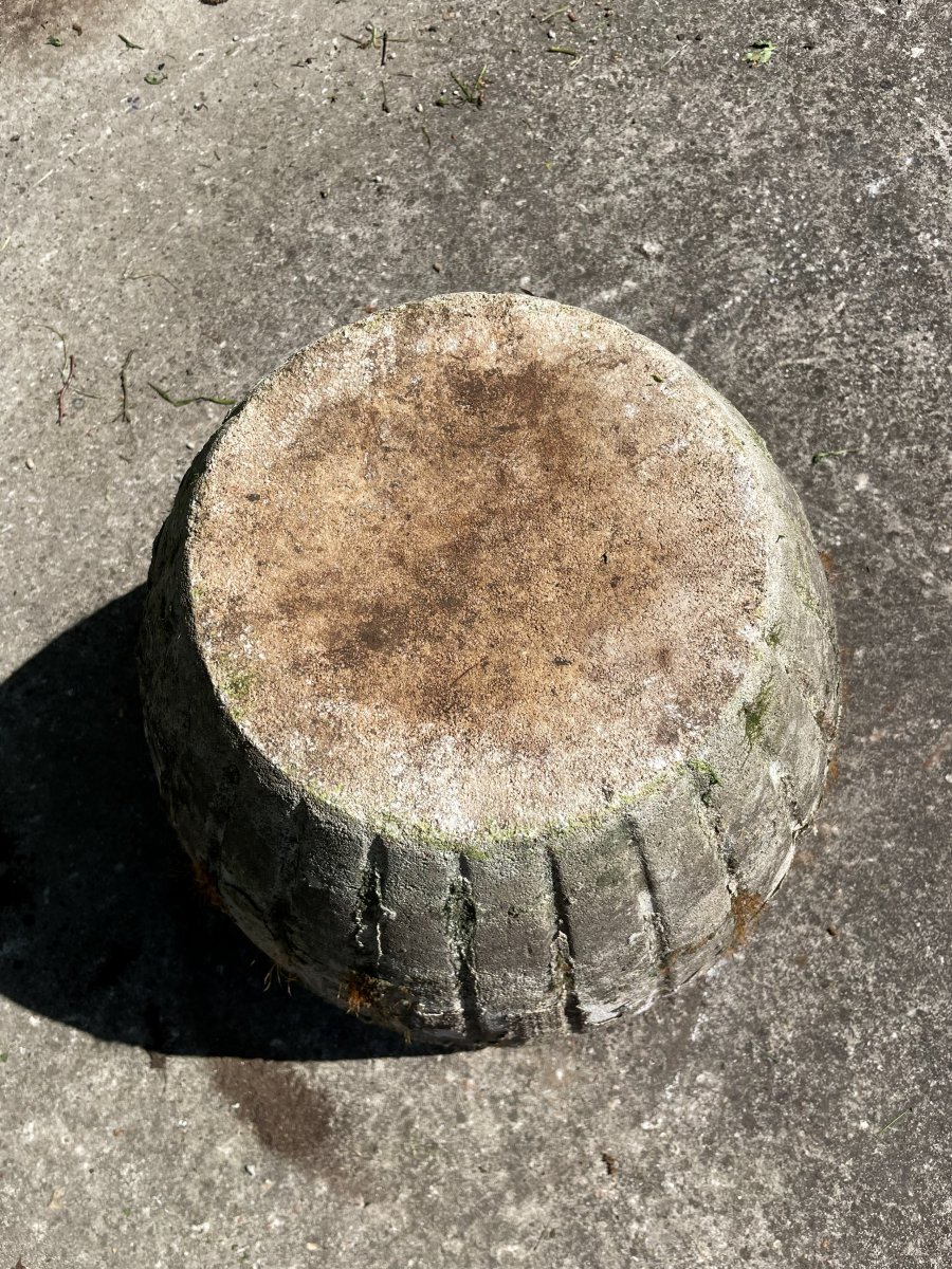 Cache pot en ciment composite -photo-2