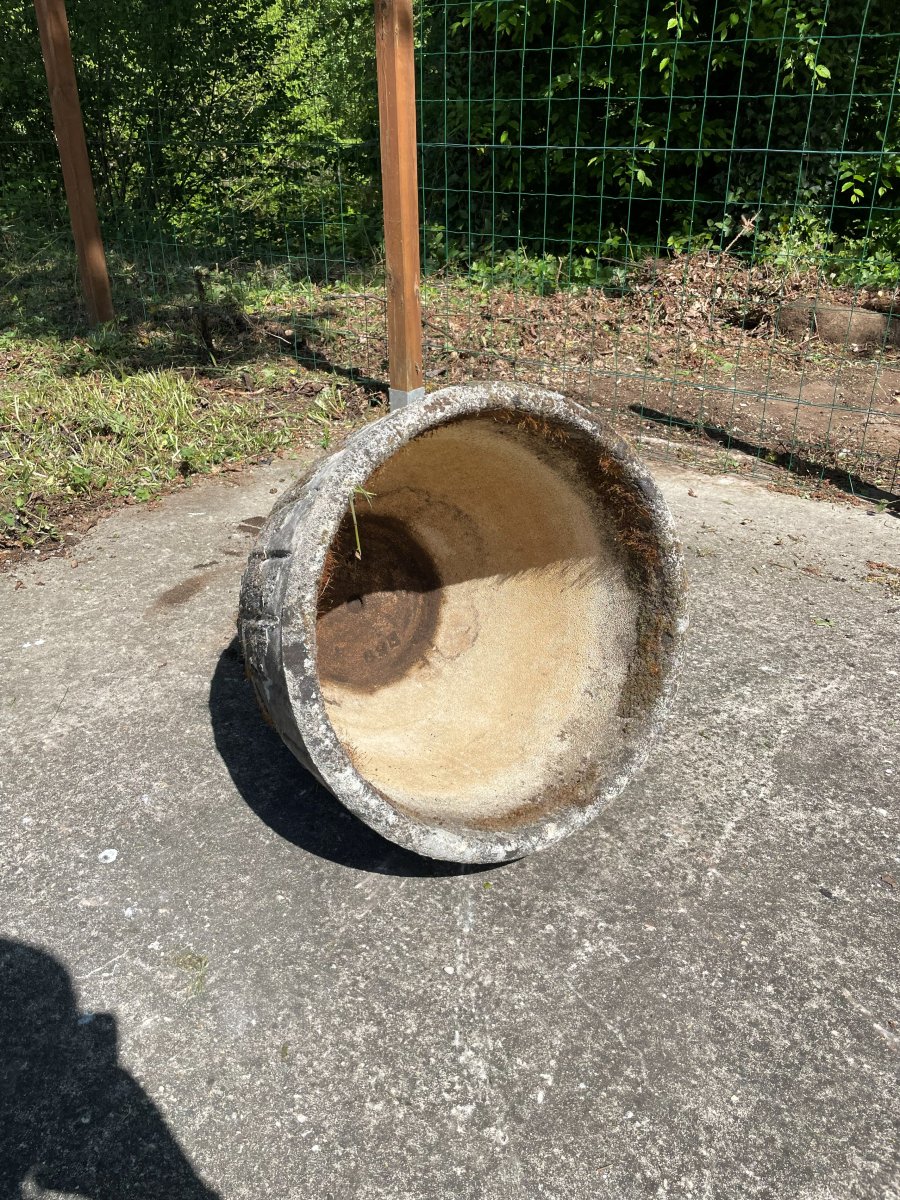 Cache pot en ciment composite -photo-4