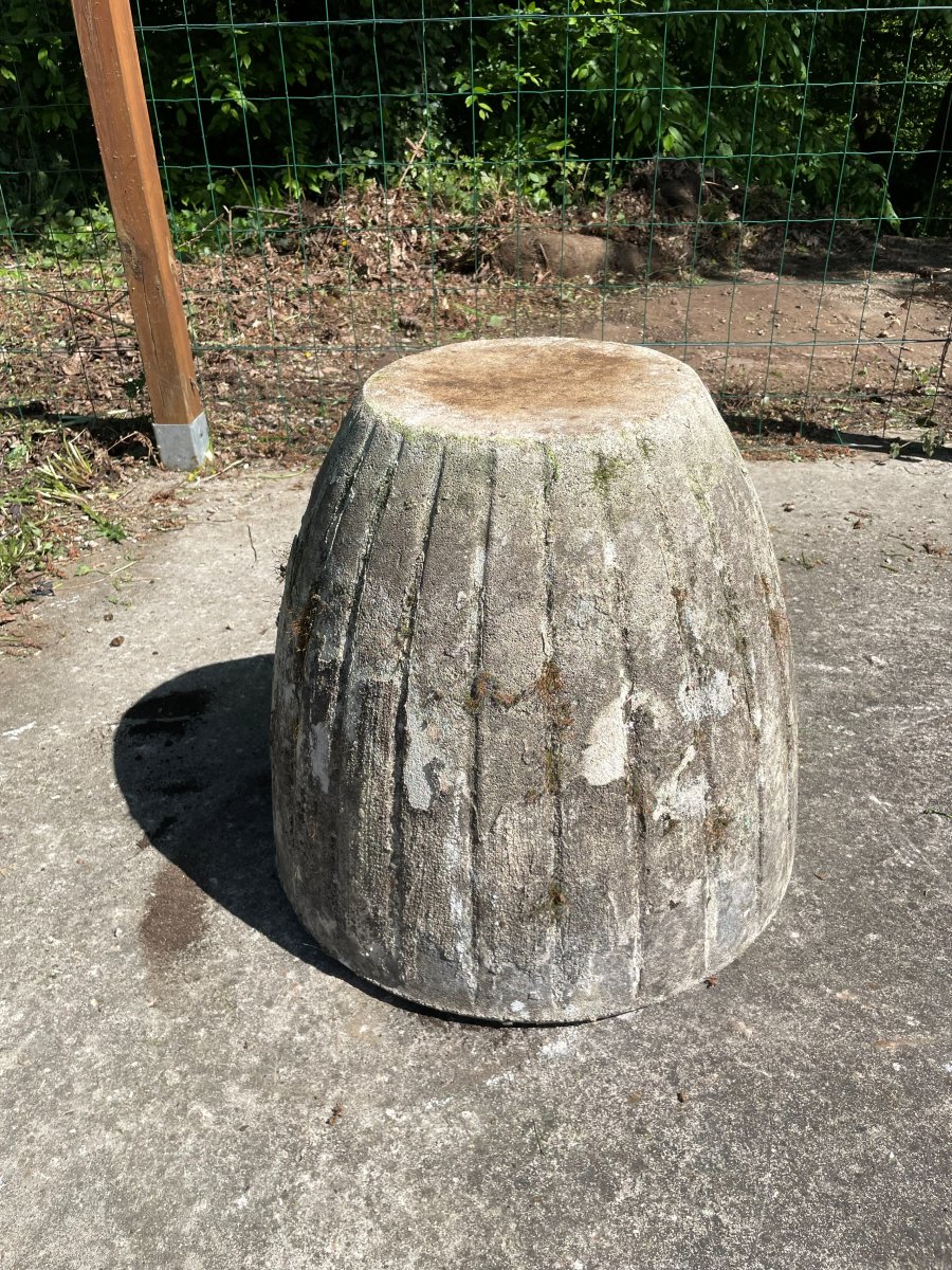 Cache pot en ciment composite -photo-1