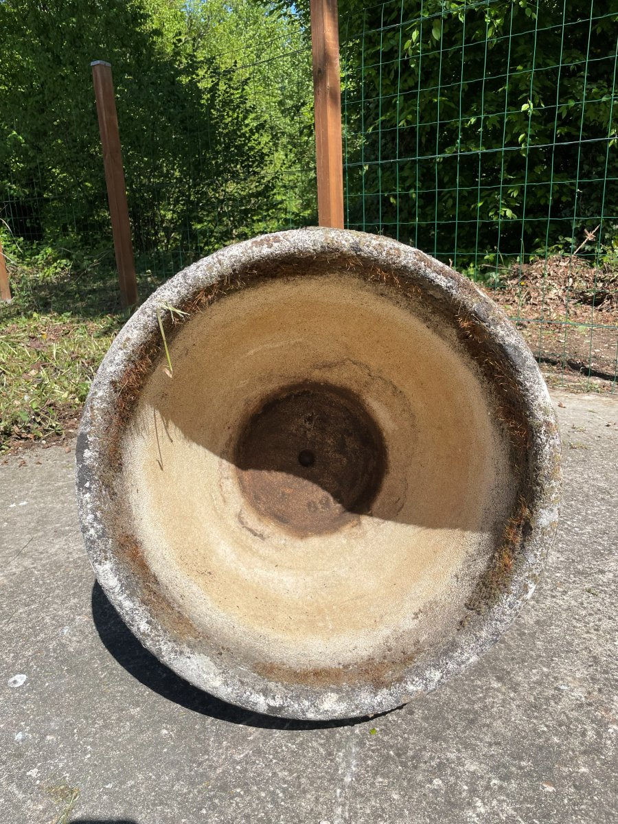 Cache pot en ciment composite -photo-3