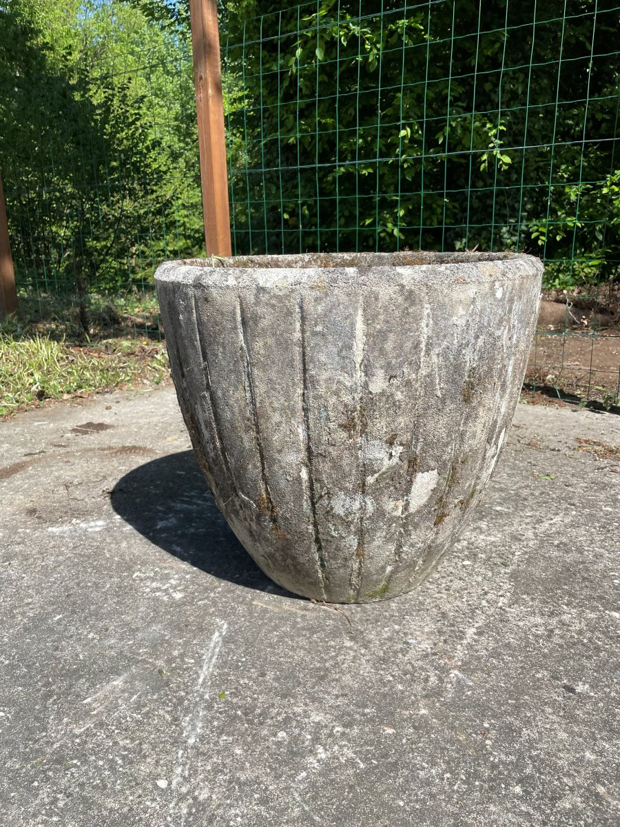 Cache pot en ciment composite -photo-6