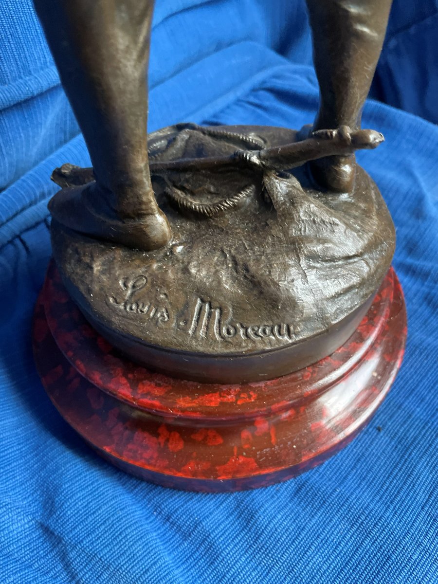 Le Gymnaste - sculpture de Moreau -photo-4