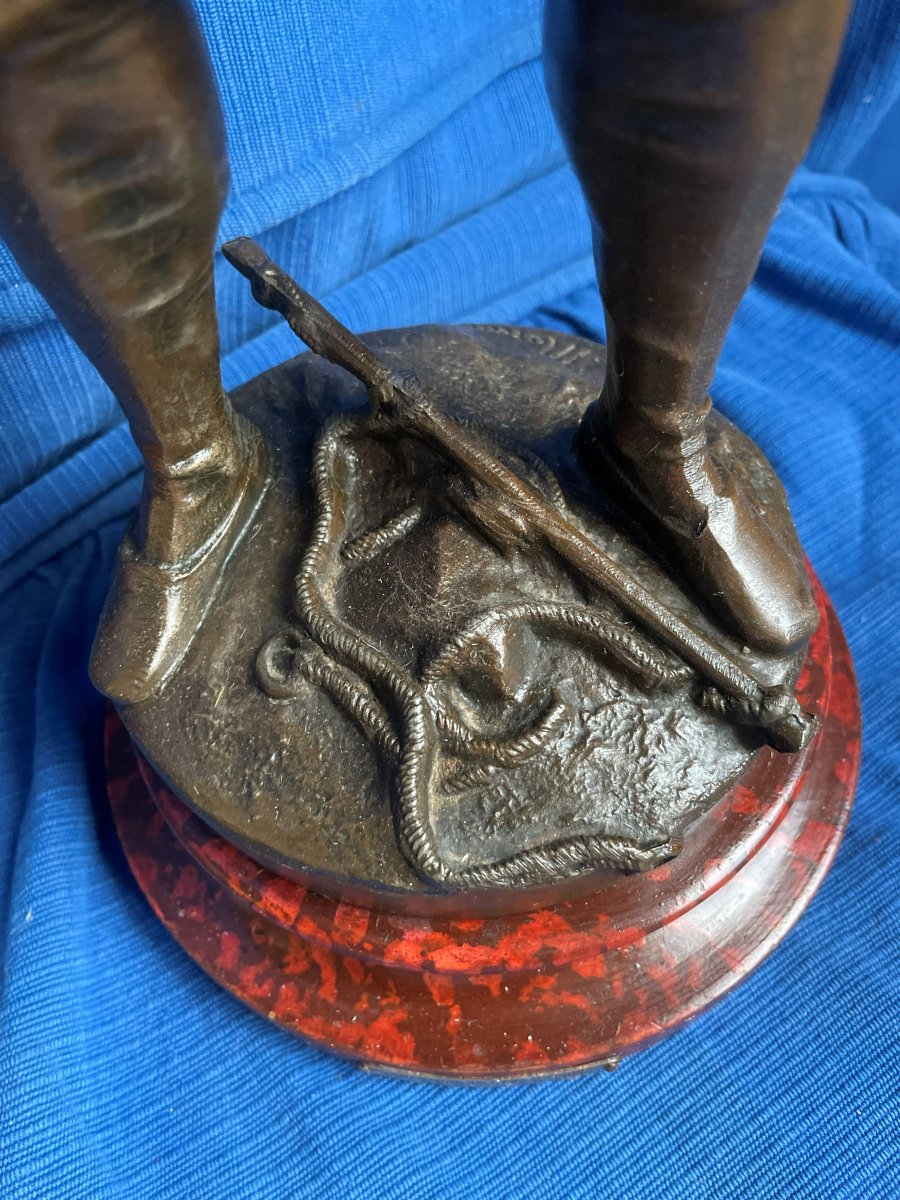 Le Gymnaste - sculpture de Moreau -photo-1