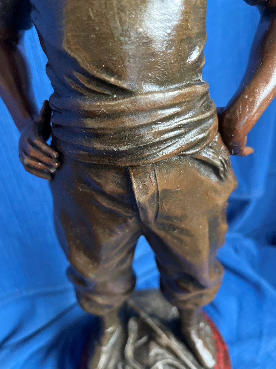 Le Gymnaste - sculpture de Moreau -photo-2