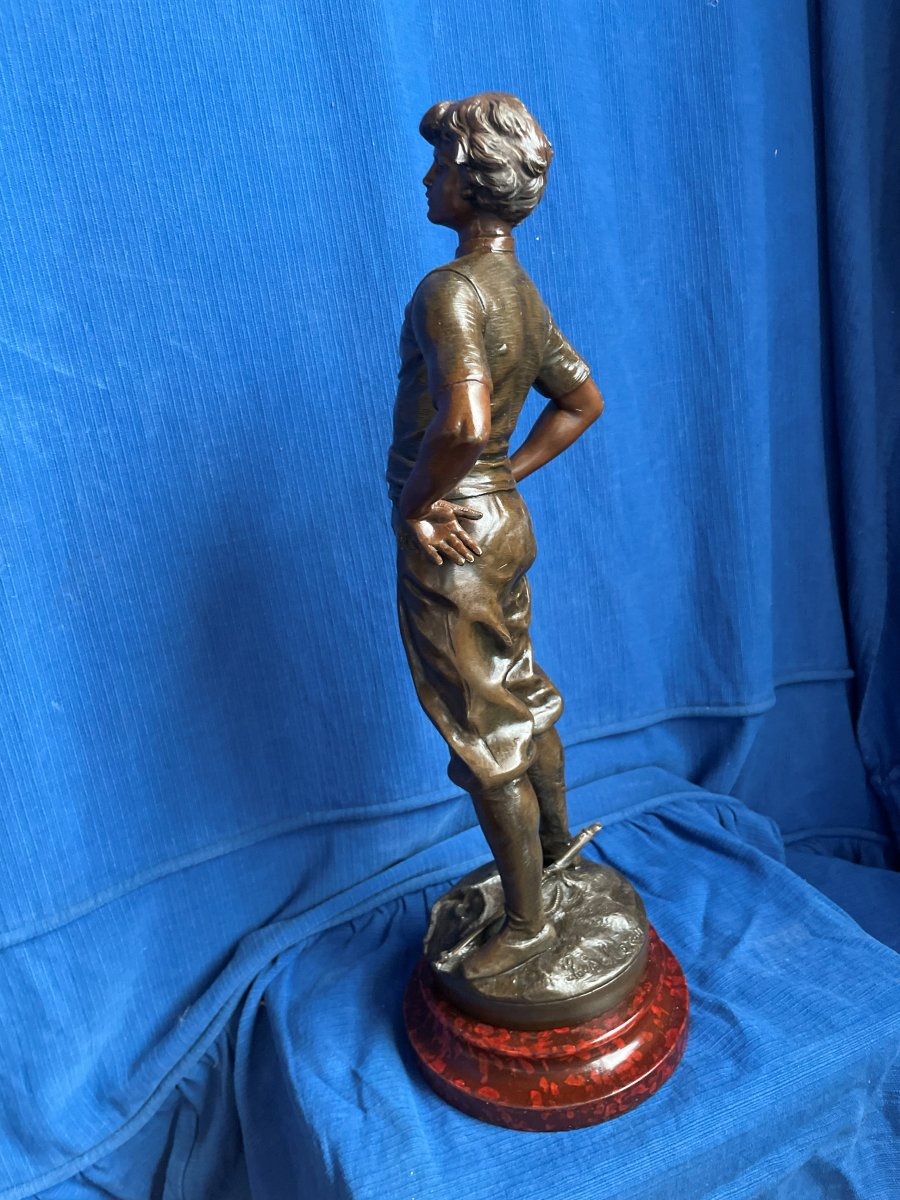 Le Gymnaste - sculpture de Moreau -photo-5