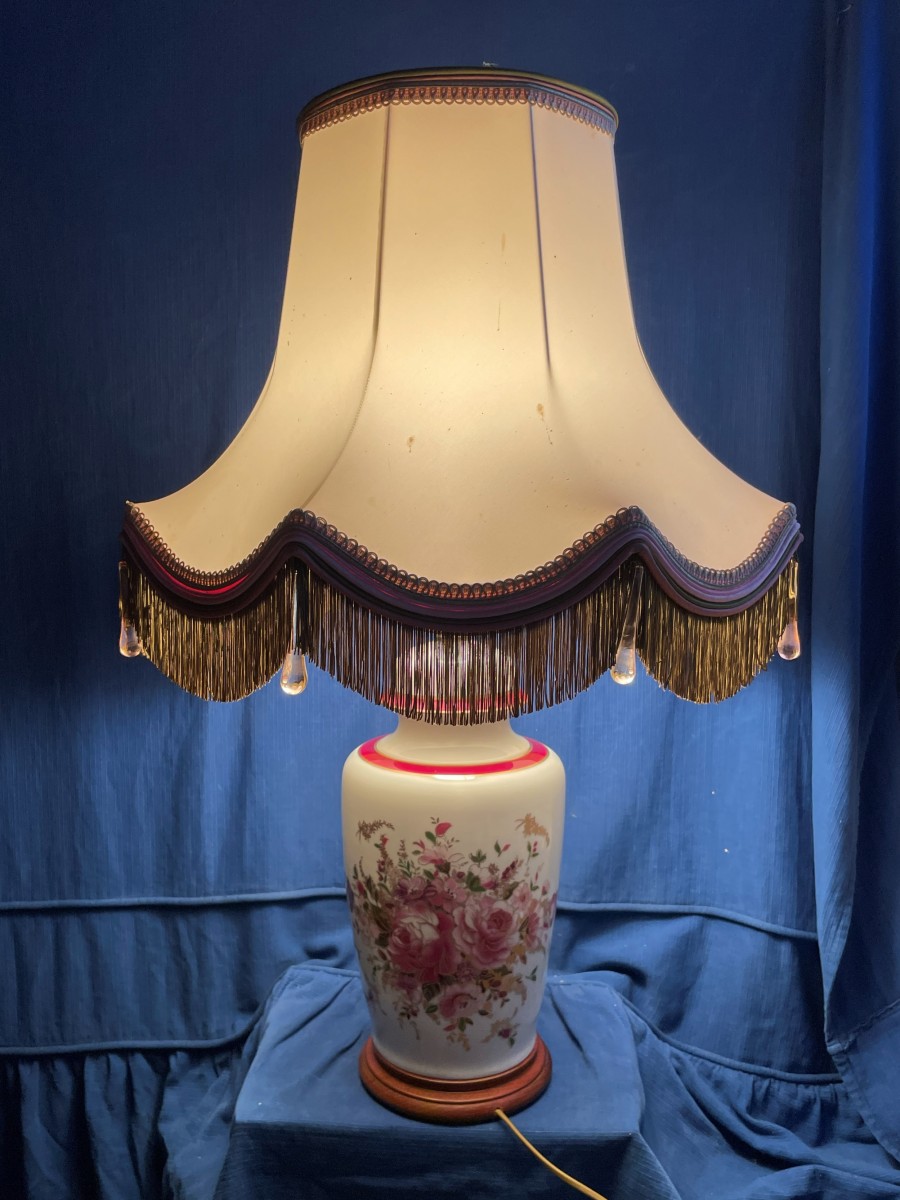 Lampe d'ambiance et son abat jour 
