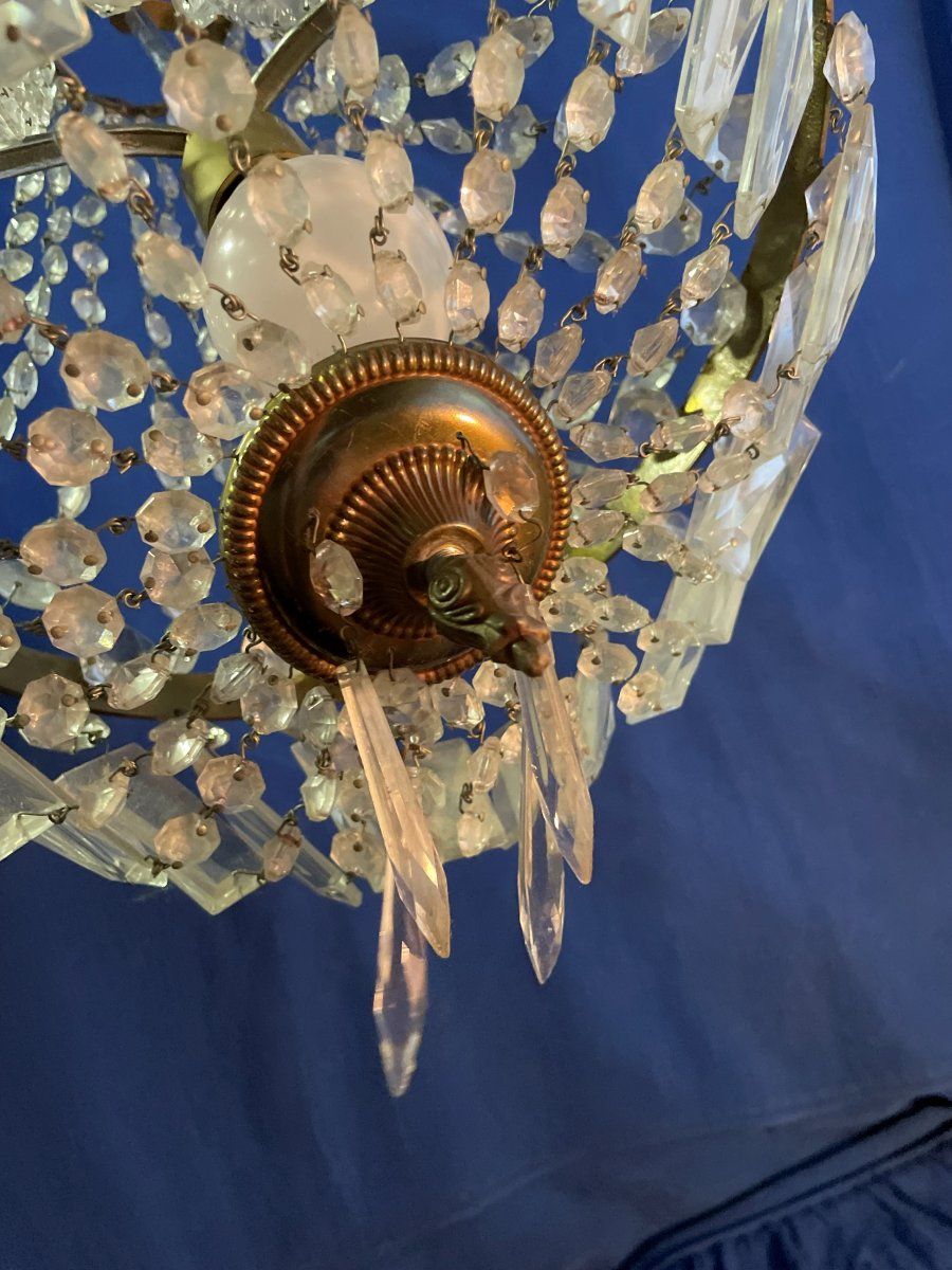 Basket Chandelier With Pendants-photo-4