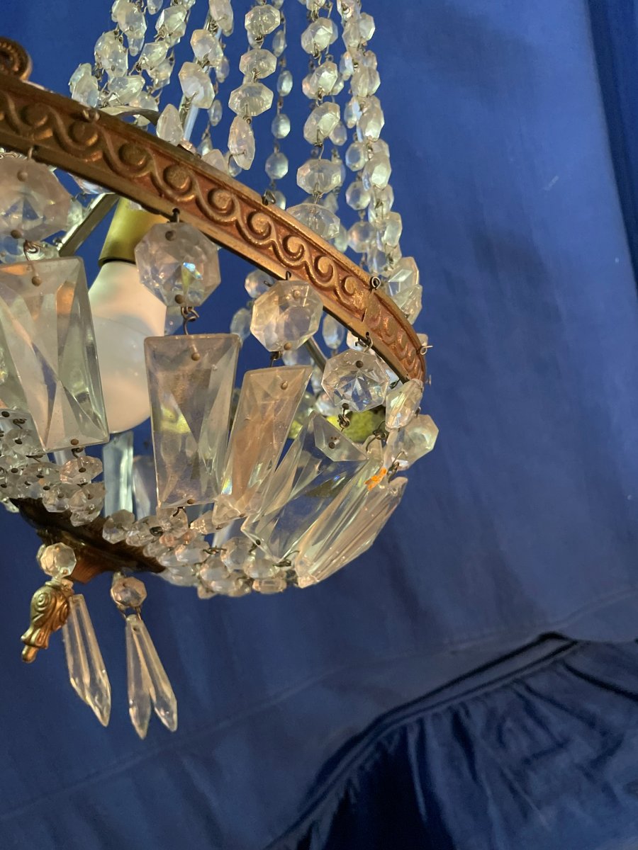 Basket Chandelier With Pendants-photo-6