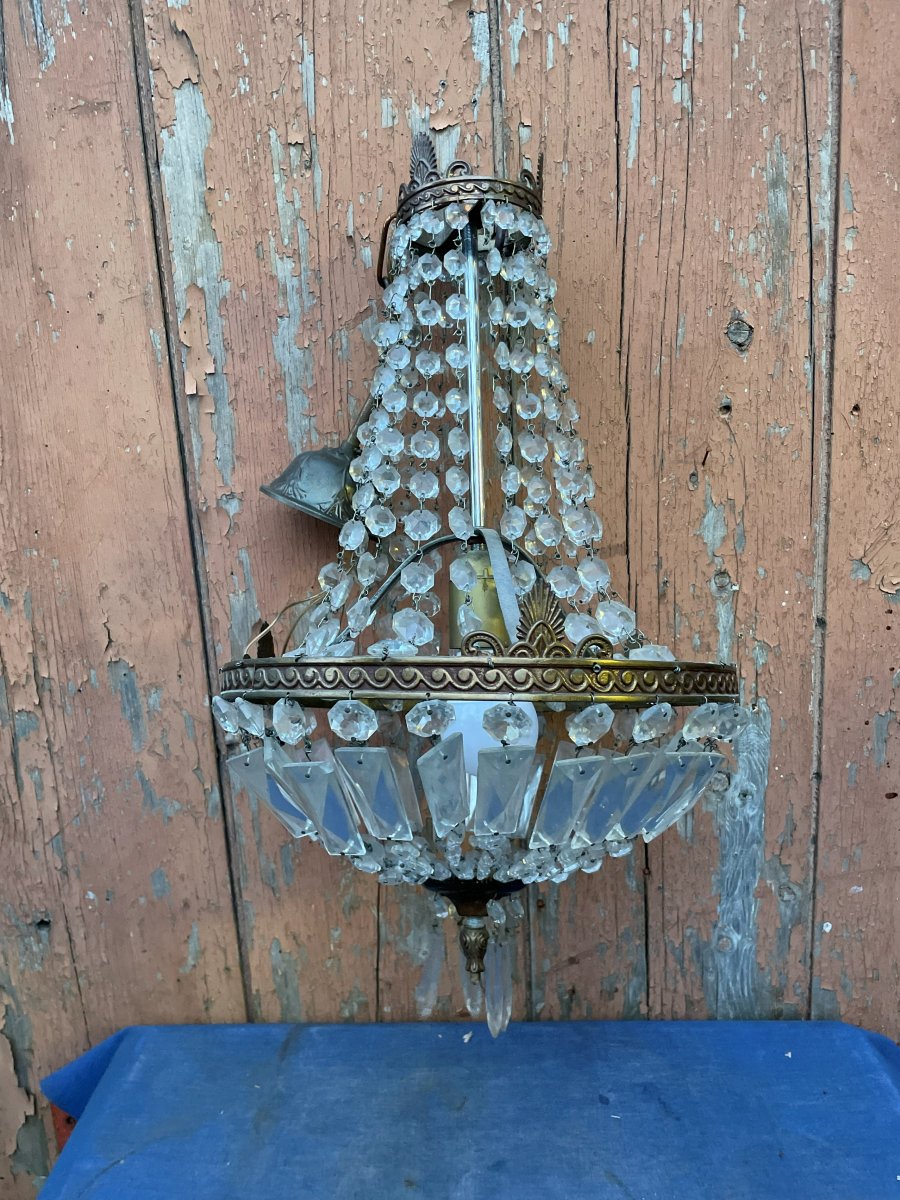 Basket Chandelier With Pendants-photo-7