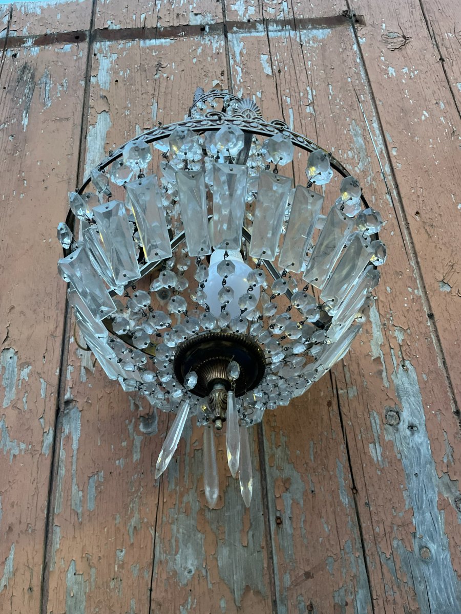 Basket Chandelier With Pendants-photo-8