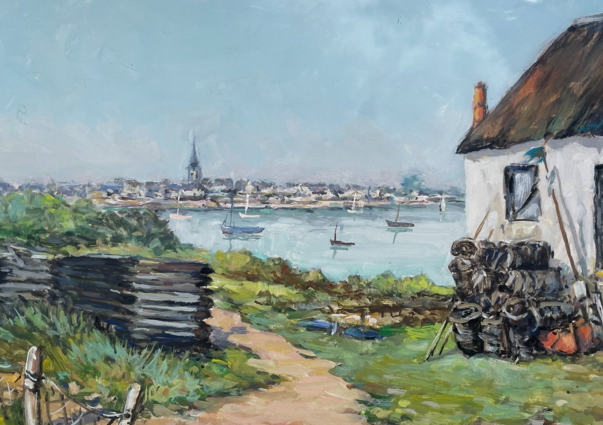 Watercolor Or Gouache In Brittany-photo-1