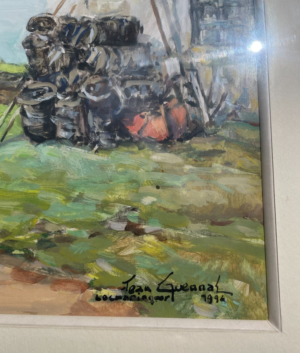 Watercolor Or Gouache In Brittany-photo-2