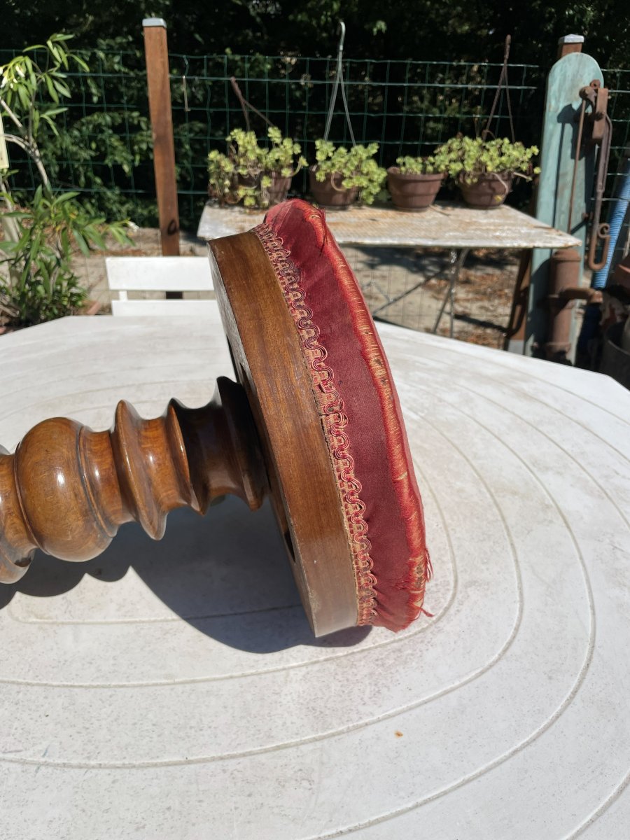 Tabouret de piano Louis Philippe -photo-4