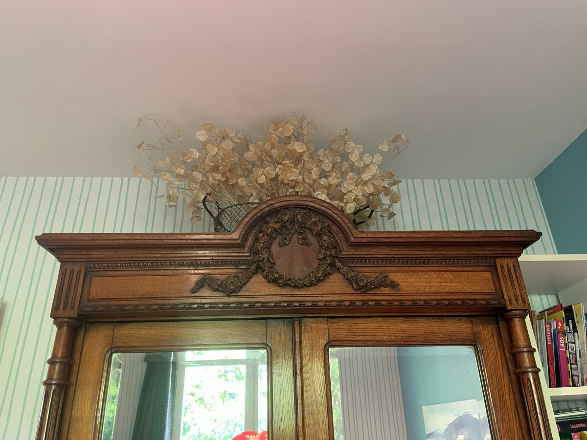 Armoire à glaces Néo Louis XVI en très bon état  -photo-4