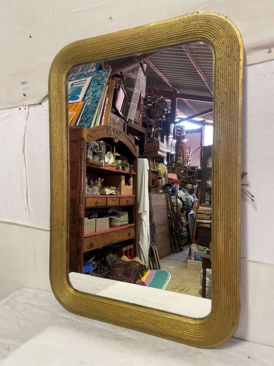 Miroir de chambre doré -photo-3