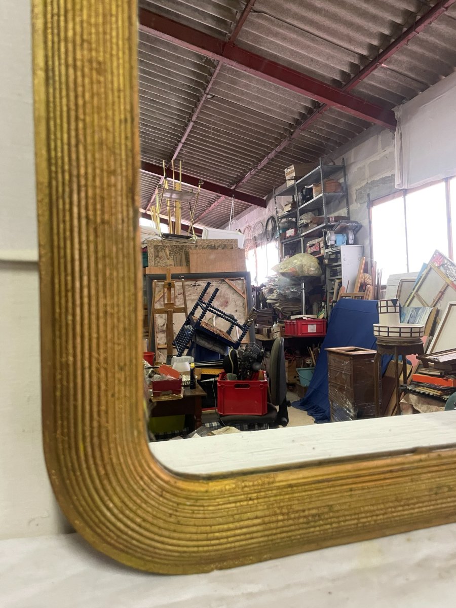 Miroir de chambre doré -photo-4