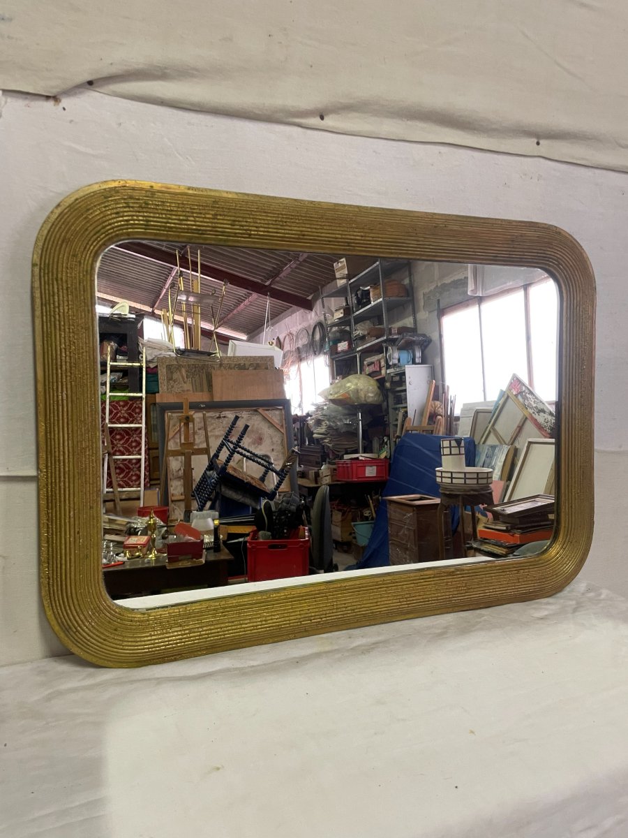 Miroir de chambre doré -photo-7