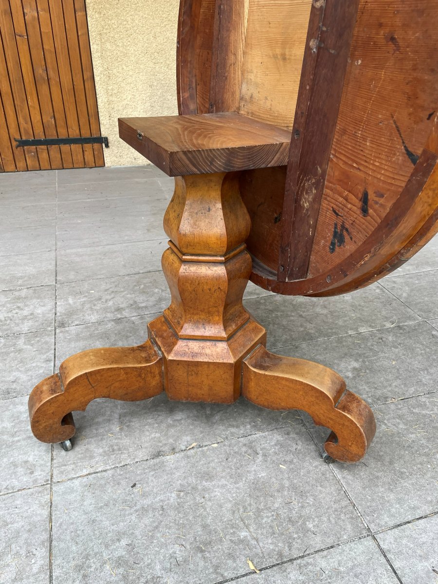 Table guéridon du début du 19ème siècle -photo-5