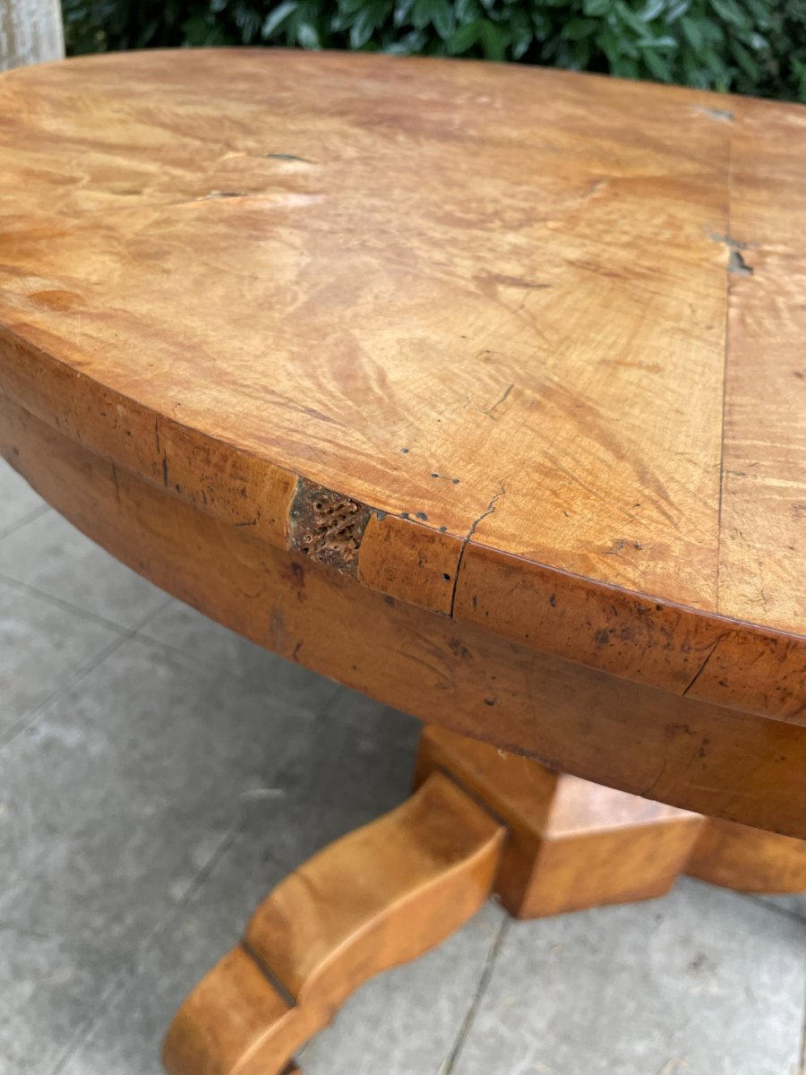 Table guéridon du début du 19ème siècle -photo-7