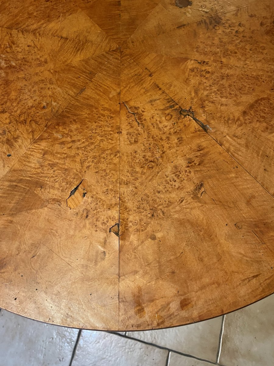 Table guéridon du début du 19ème siècle -photo-8