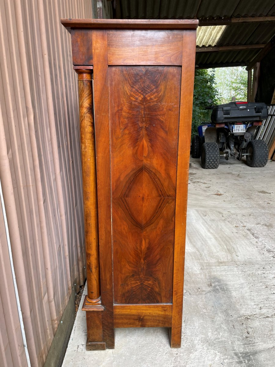 Empire-style Desk In Walnut -photo-3