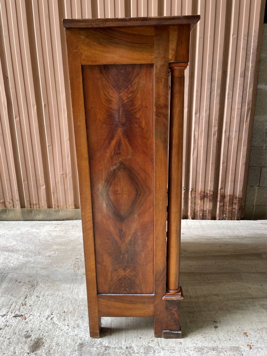 Empire-style Desk In Walnut -photo-4