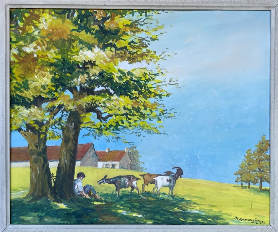 Tableaux des chèvres 